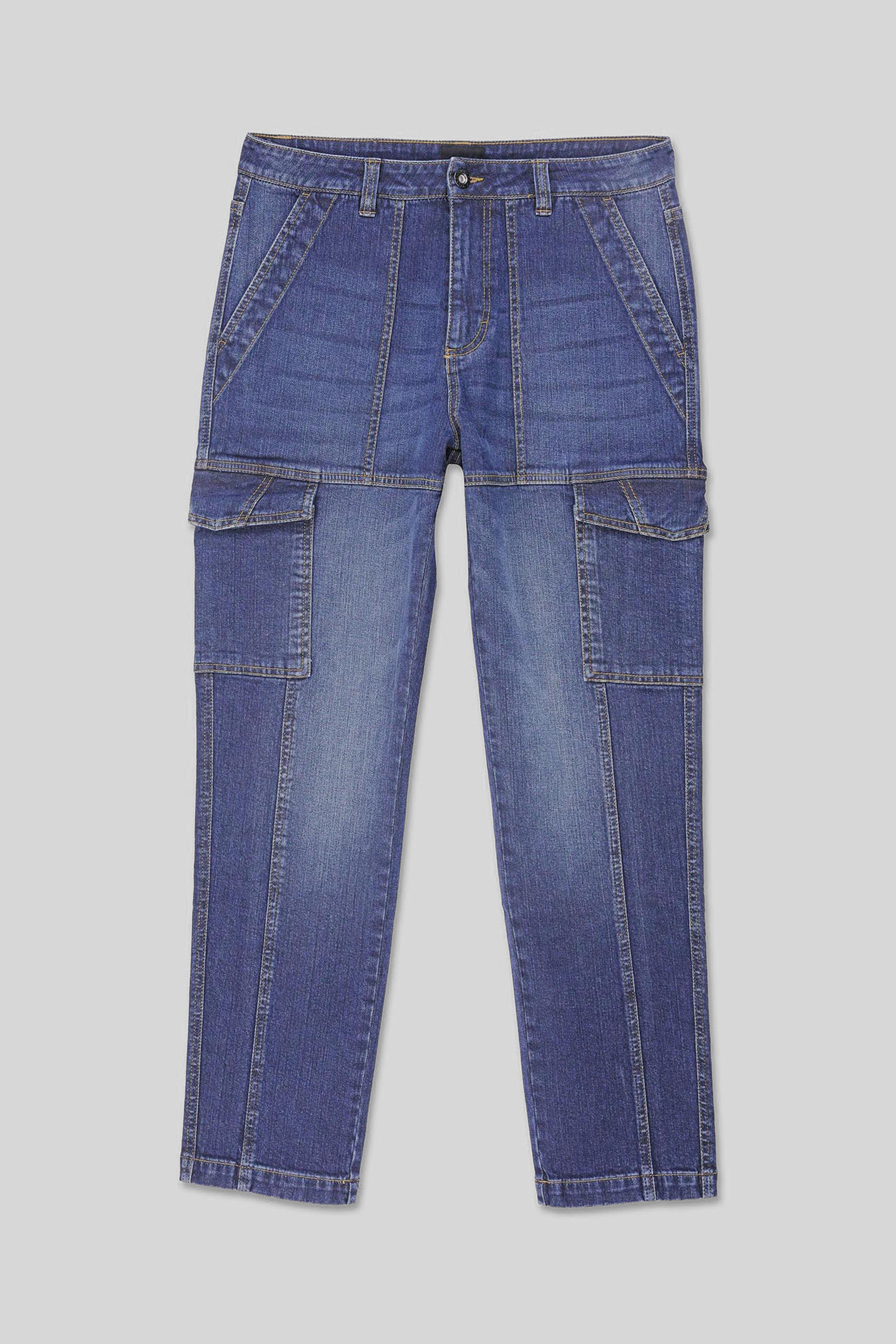 Mens Regular Fit Utility Jeans