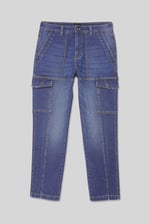Mens Regular Fit Utility Jeans