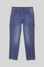 Mens Regular Fit Utility Jeans