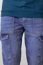 Mens Regular Fit Utility Jeans