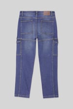 Mens Regular Fit Utility Jeans