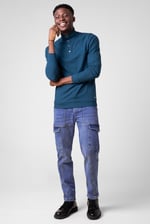 Mens Regular Fit Utility Jeans