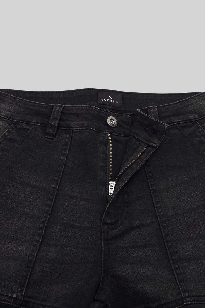 Mens Regular Fit Stretch Utility Jeans