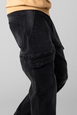 Mens Regular Fit Stretch Utility Jeans