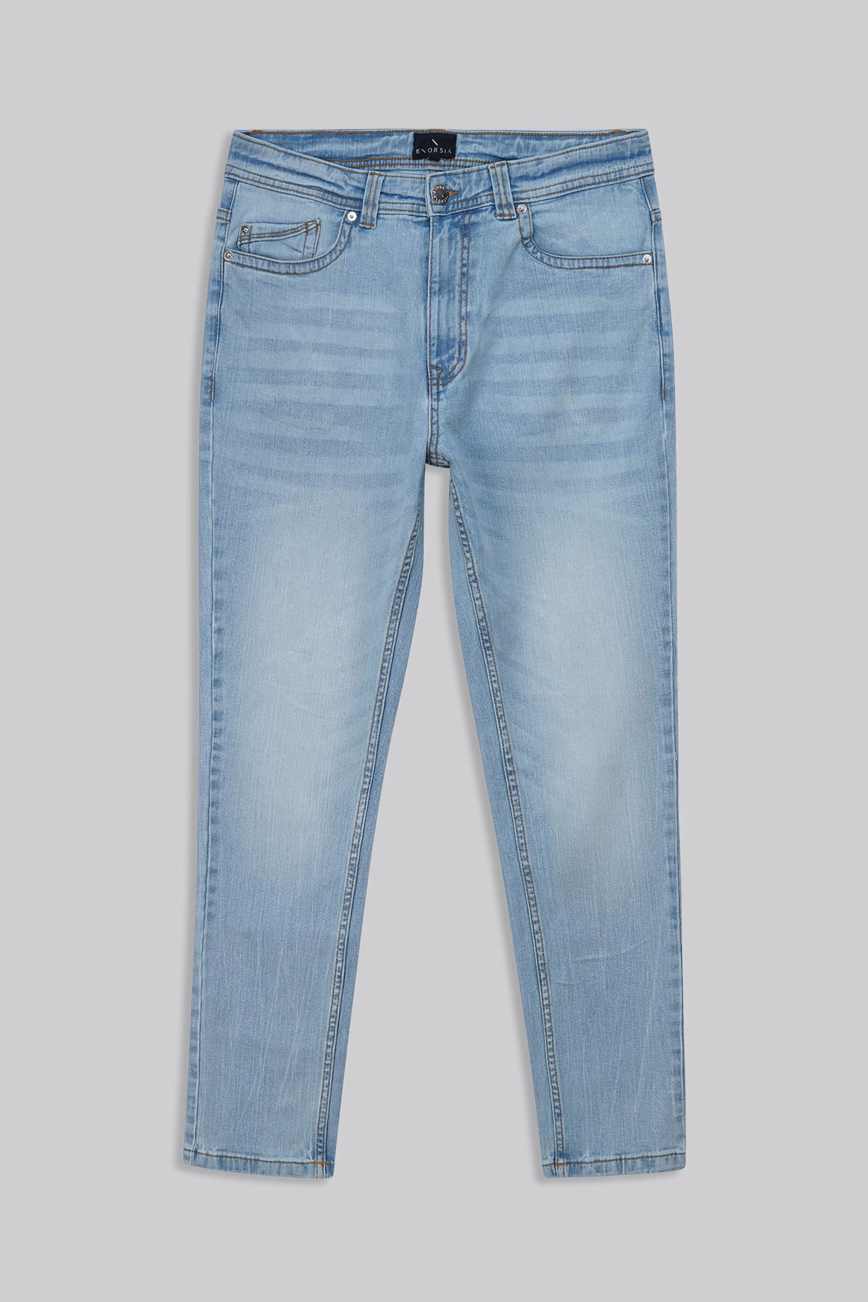 Mens Cotton Blend Slim Fit Jeans