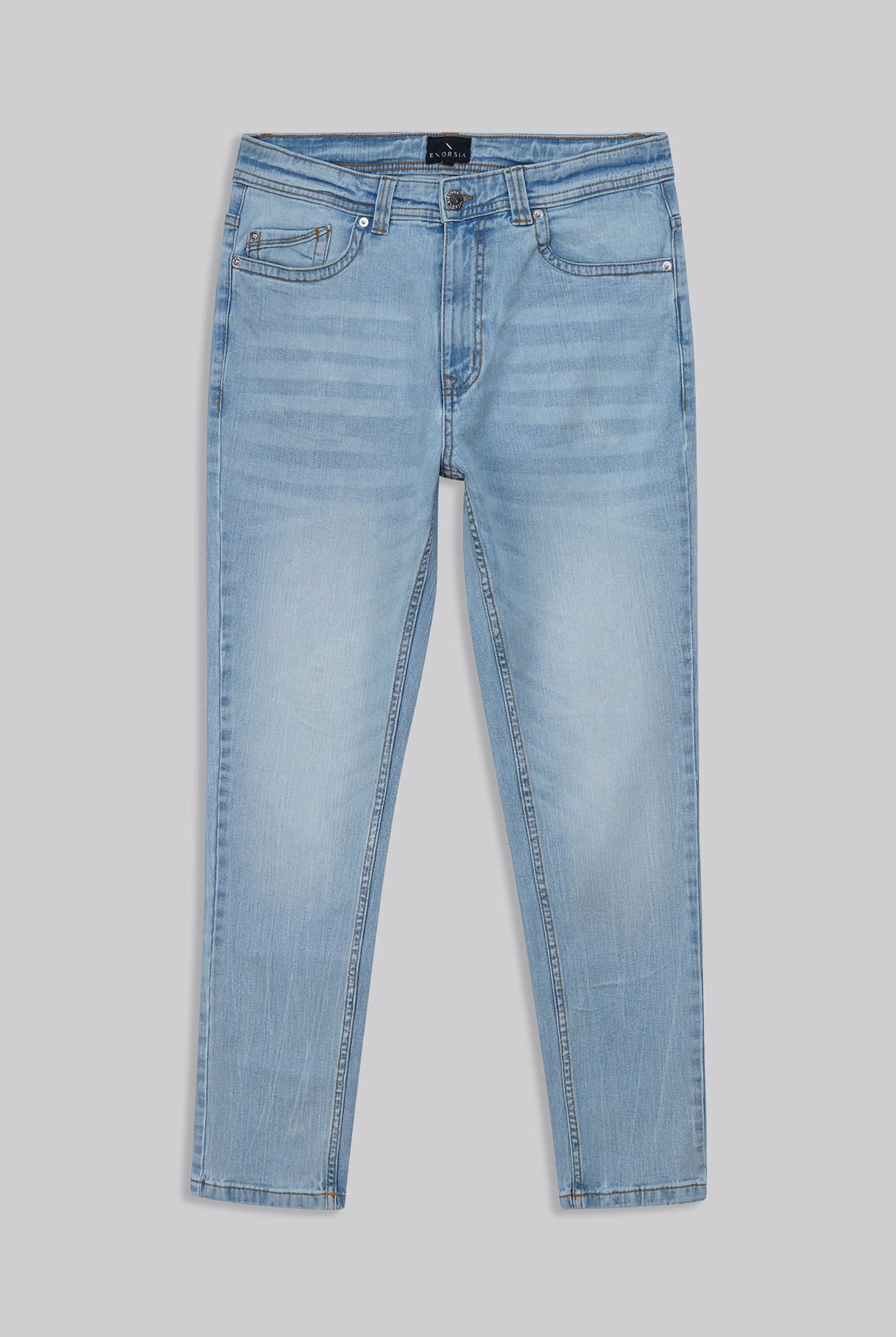 Mens Cotton Blend Slim Fit Jeans