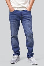 Mens Cotton Blend Slim Fit Jeans