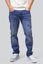 Mens Cotton Blend Slim Fit Jeans