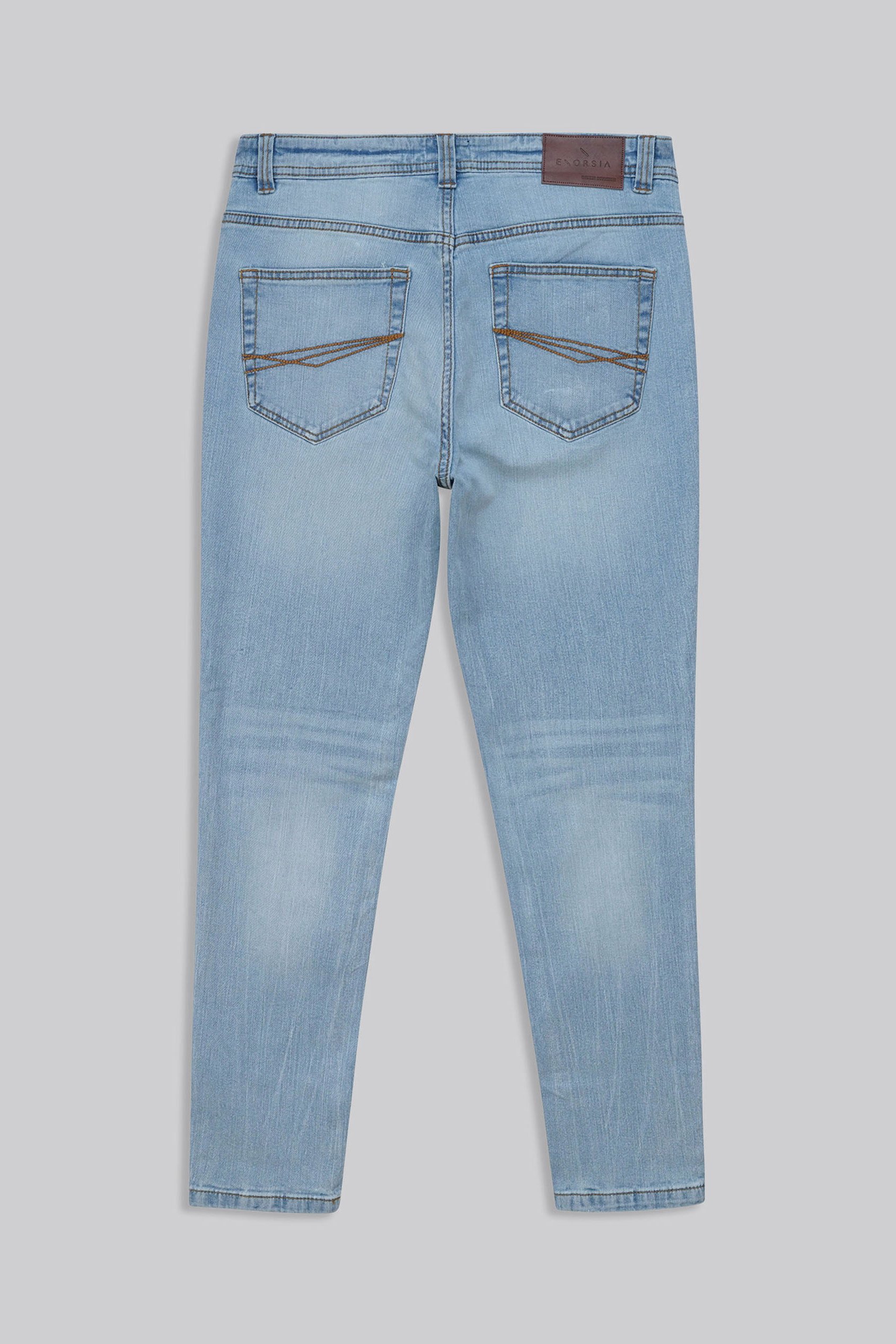 Mens Cotton Blend Slim Fit Jeans