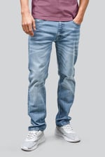 Mens Cotton Blend Slim Fit Jeans