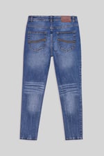 Mens Cotton Blend Slim Fit Jeans