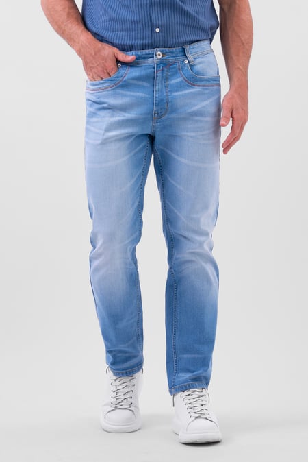 Mid Blue Enorsia Authentic Straight Leg Jeans