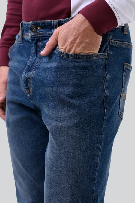 Deep Blue Slim Fit Jeans