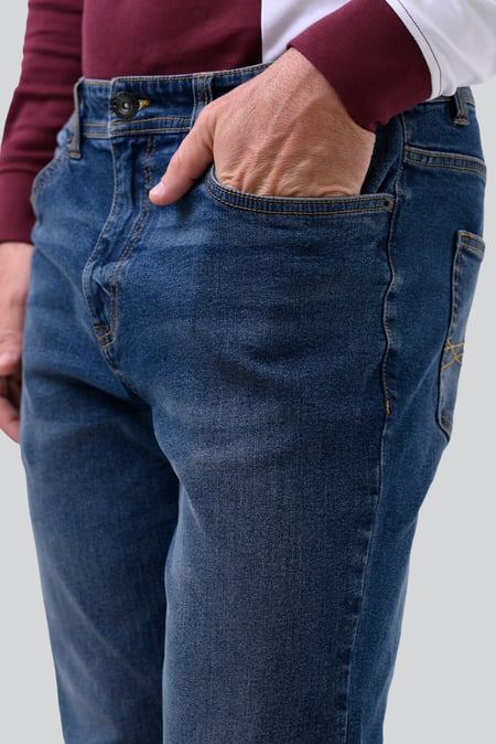 Deep Blue Slim Fit Jeans