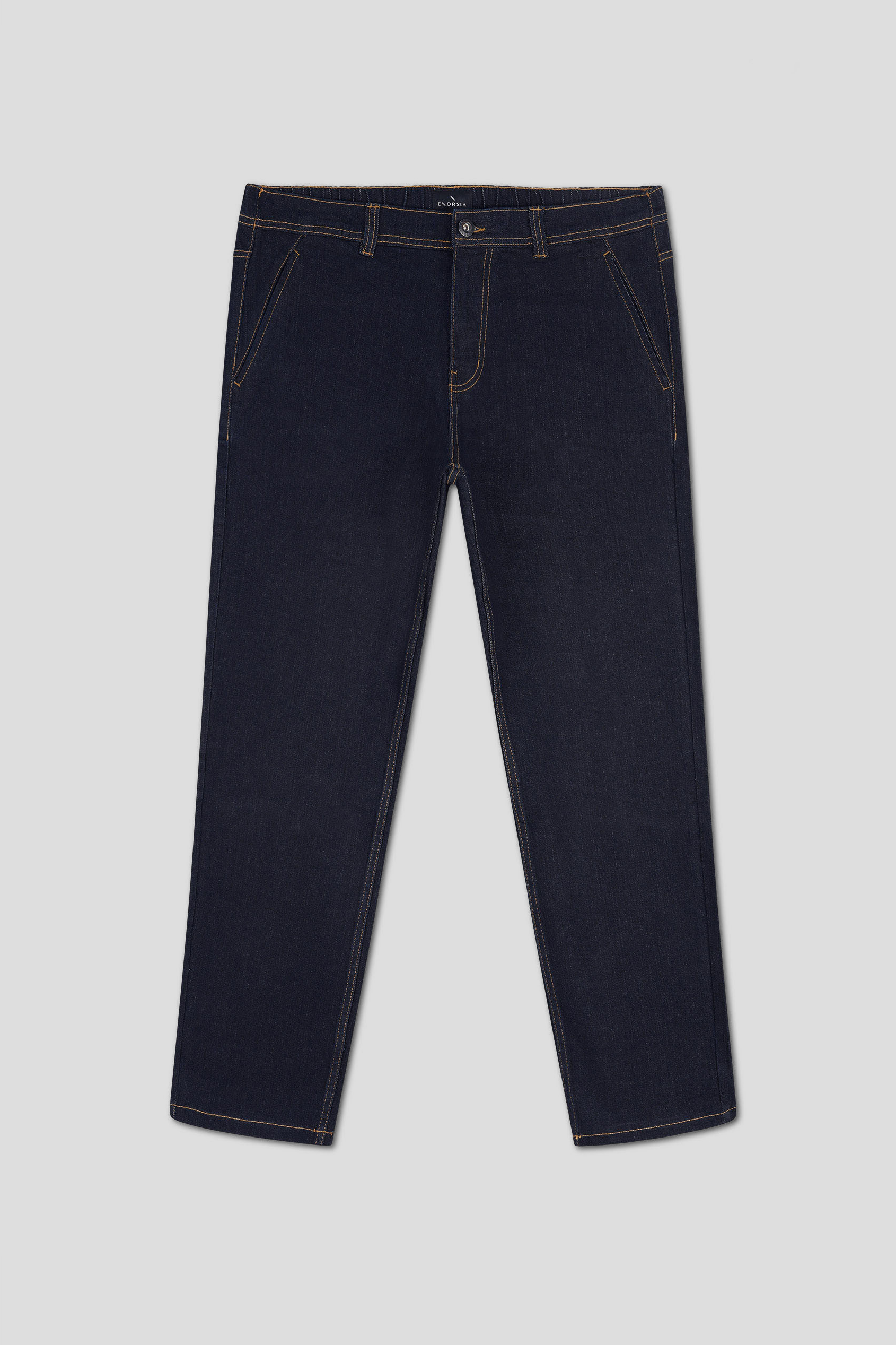 Mens Elasticated Waist Straight fit Jeans