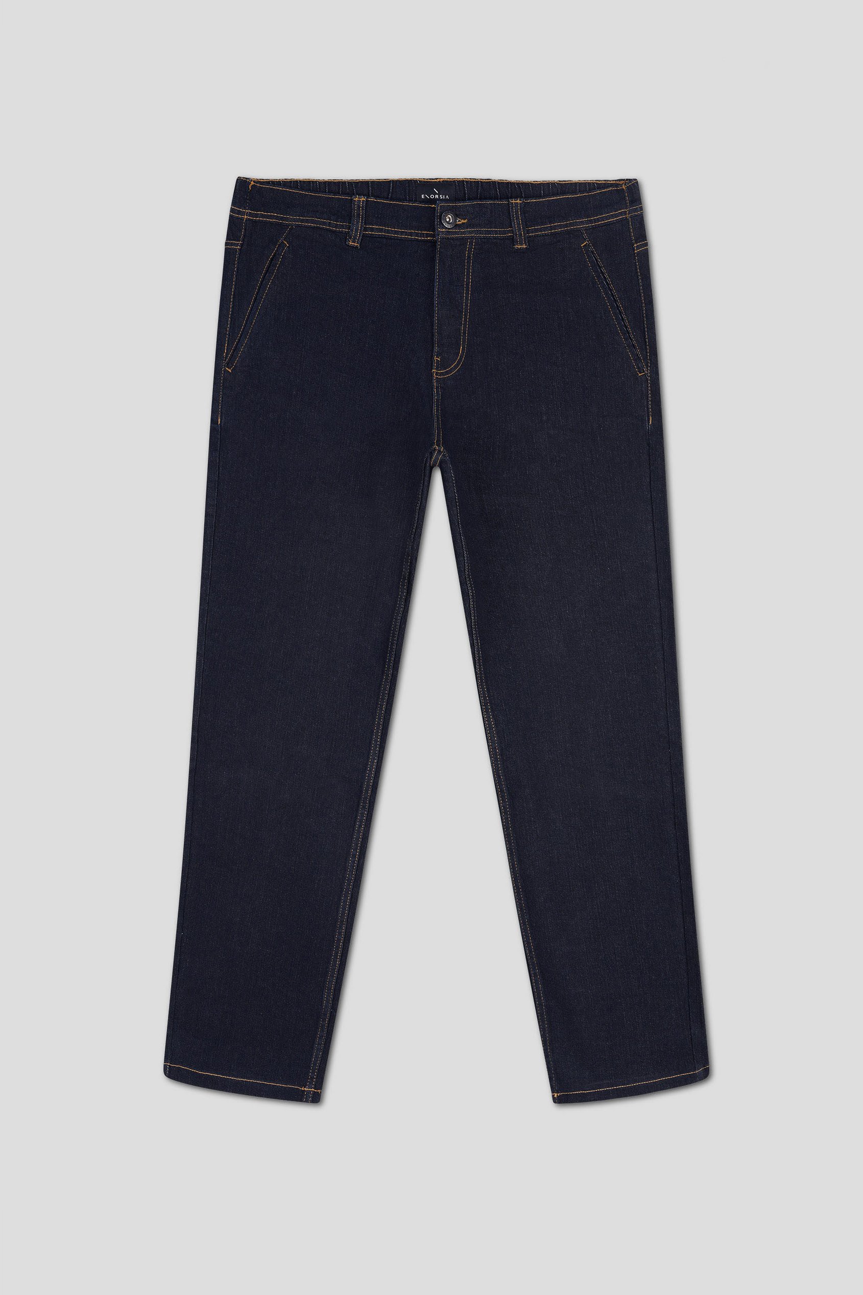 Mens Elasticated Waist Straight fit Jeans