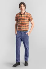 Mens Elasticated Waist Straight fit Jeans