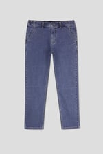 Mens Elasticated Waist Straight fit Jeans