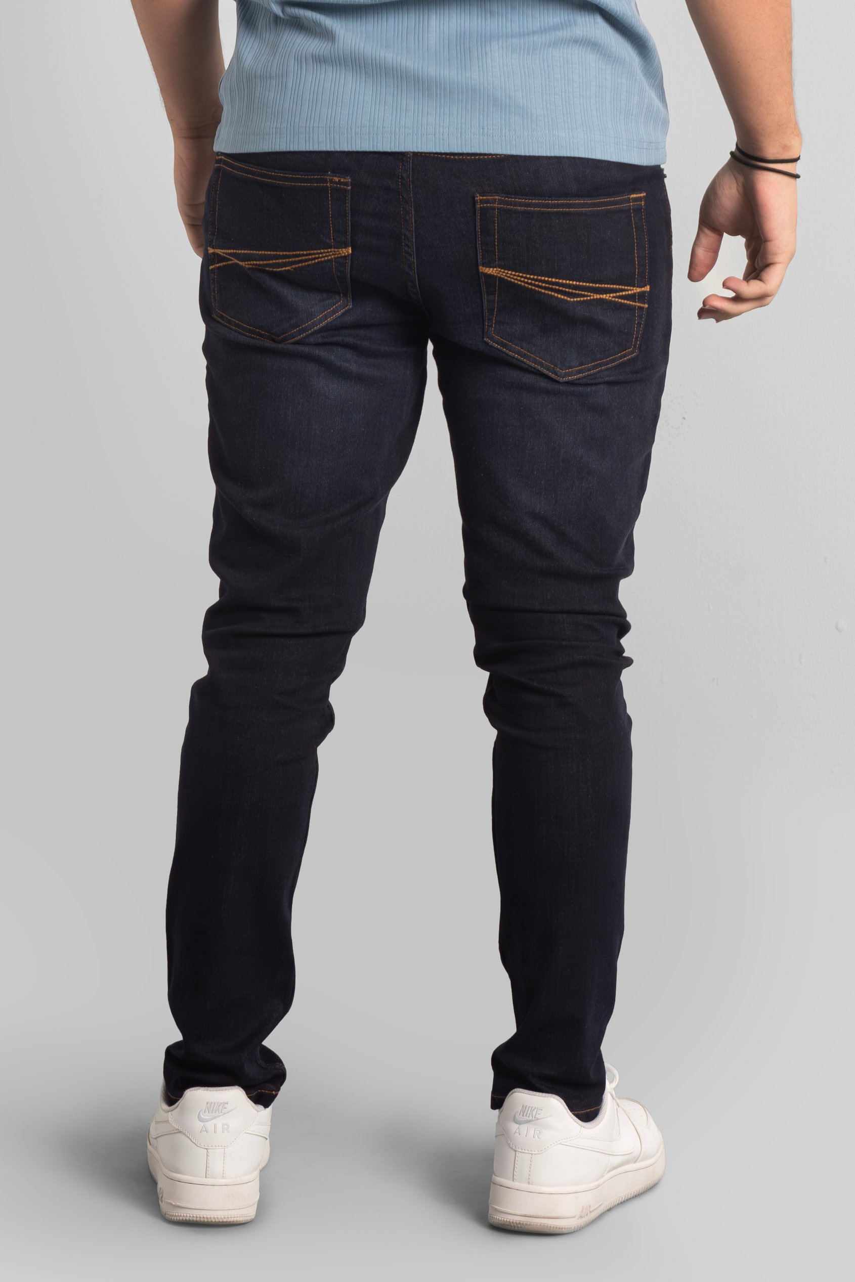 Mens Skinny Fit Distressed Denim Jeans