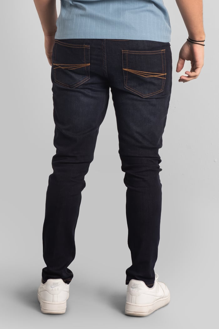 Mens Skinny Fit Distressed Denim Jeans