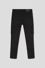 Mens Skinny Fit Cargo Jeans