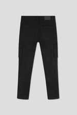 Mens Skinny Fit Cargo Jeans