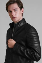 Classic Mens Premium Leather Jacket