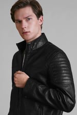 Classic Mens Premium Leather Jacket