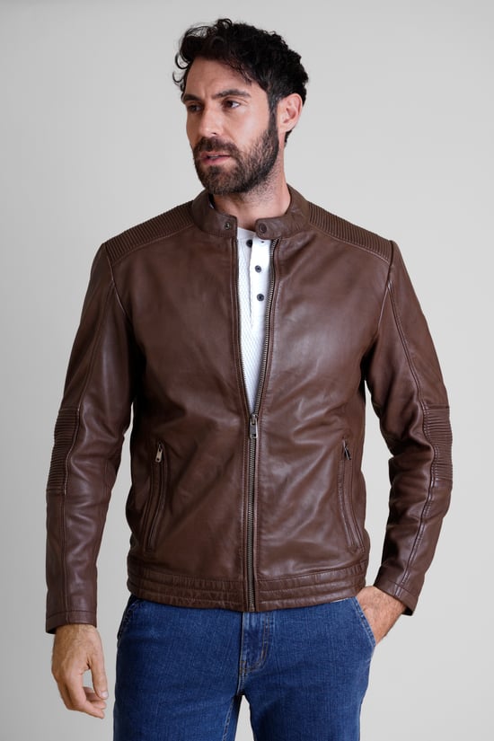 Mens Premium Biker Leather Jacket