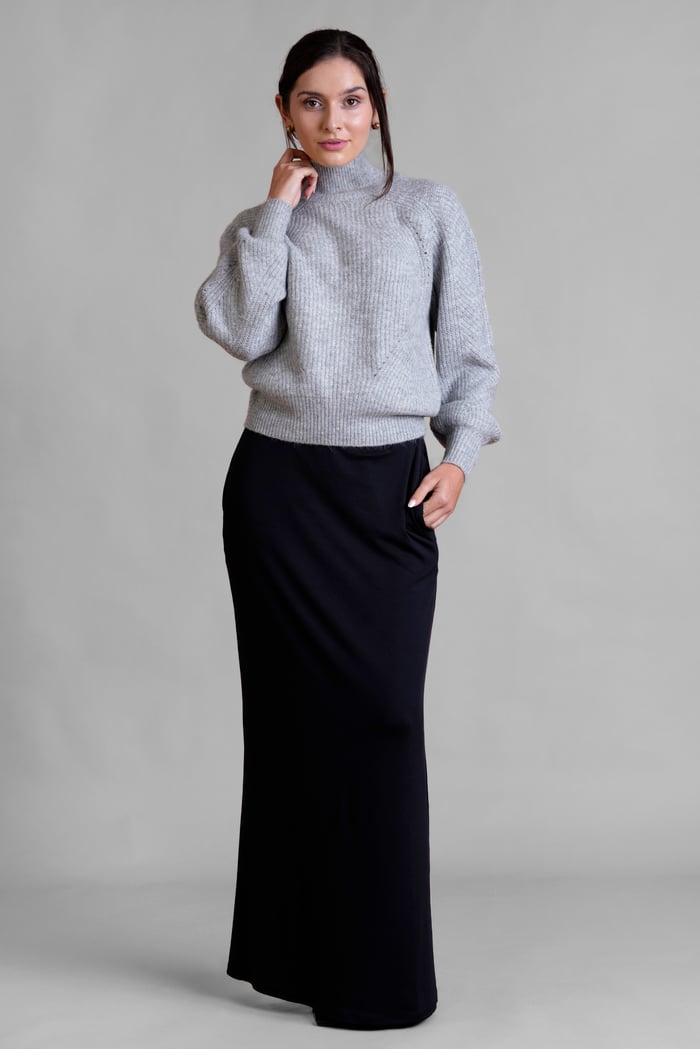 Womens Funnel Neck Jumper