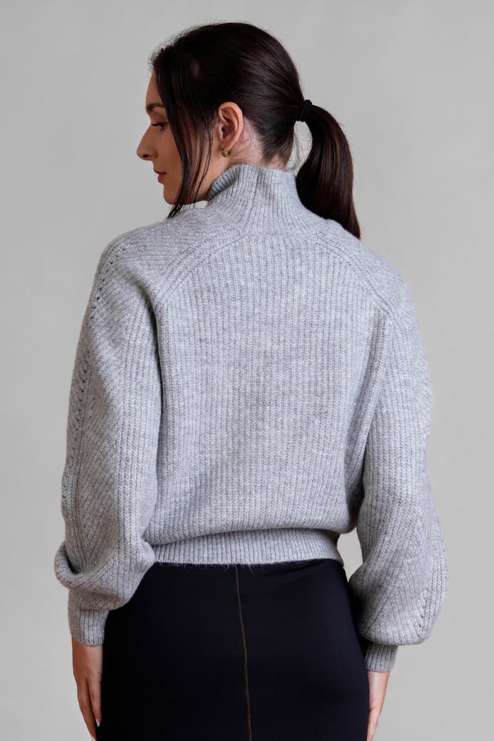 Womens Funnel Neck Jumper