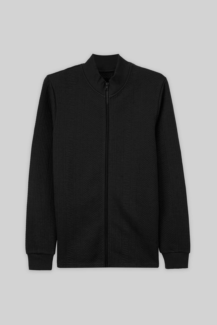 Mens Premium Texture Jersey Jacket