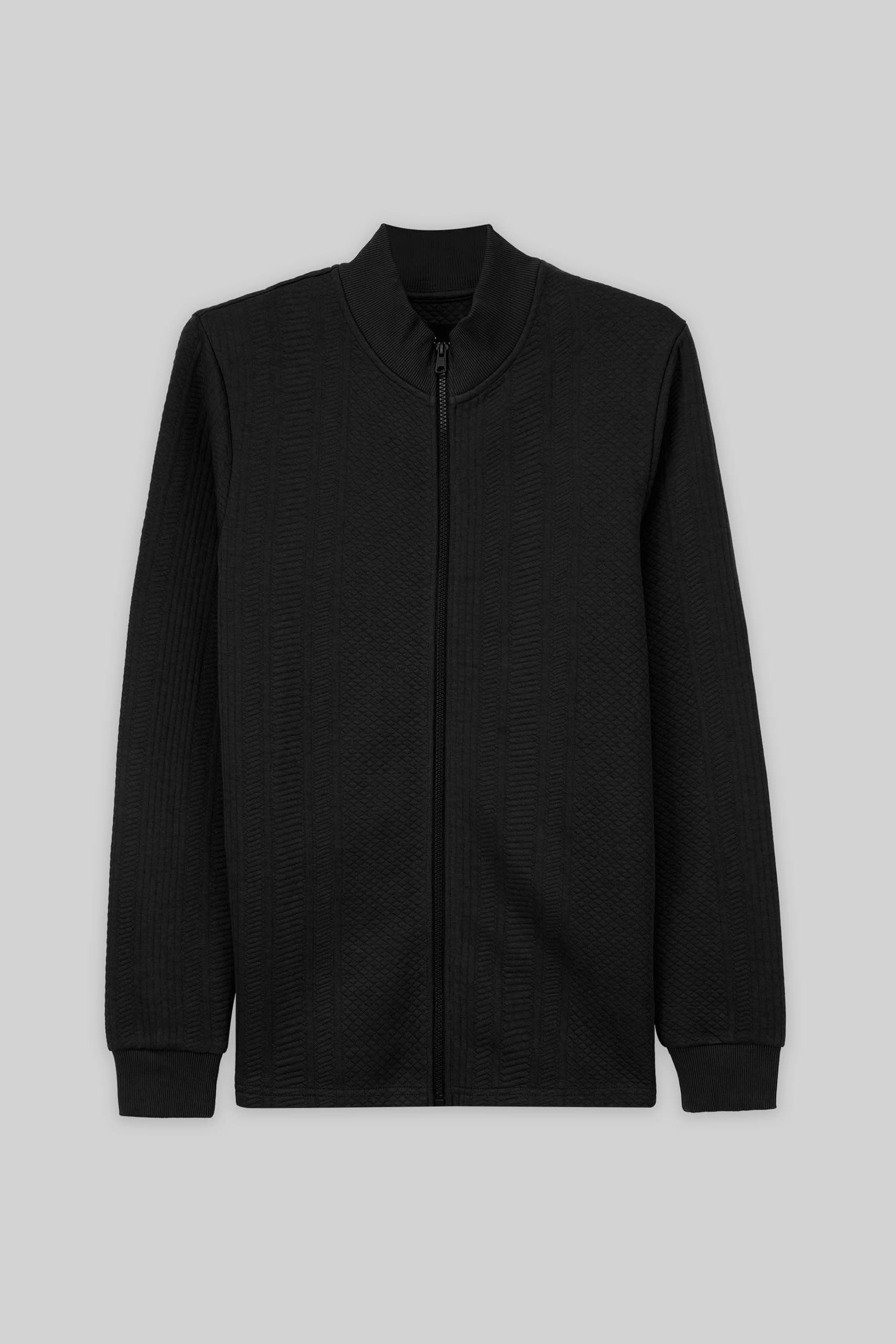 Mens Premium Texture Jersey Jacket
