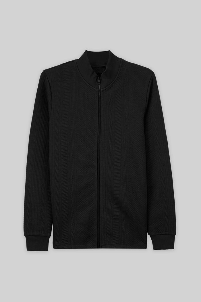 Mens Premium Texture Jersey Jacket