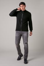 Mens Premium Texture Jersey Jacket