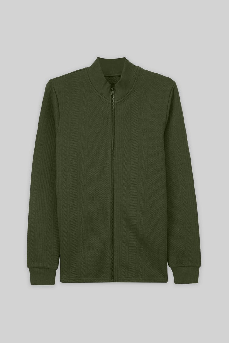 Mens Premium Texture Jersey Jacket