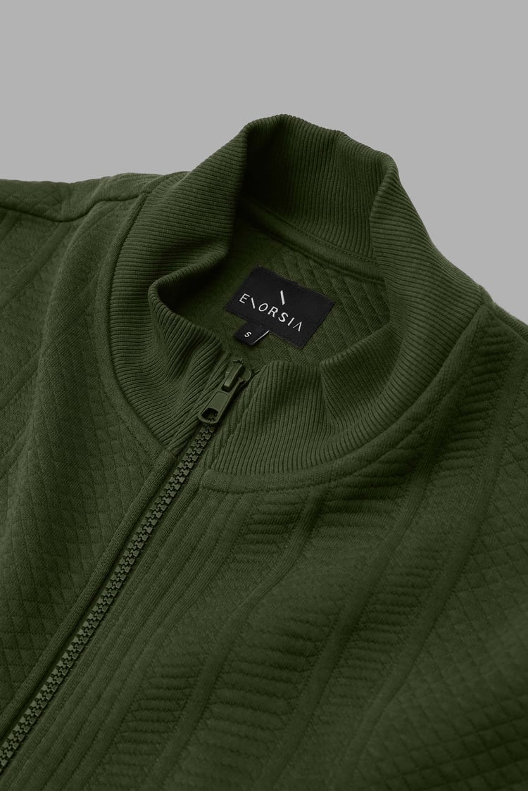 Mens Premium Texture Jersey Jacket