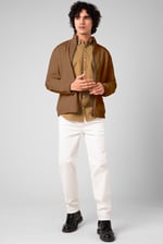 Mens Stretch Twill Harrington Jacket