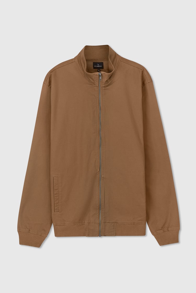 Mens Stretch Twill Harrington Jacket