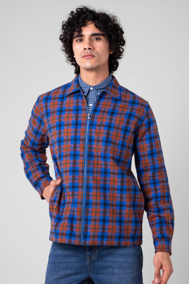 Men's Tartan Check Flannel Shacket