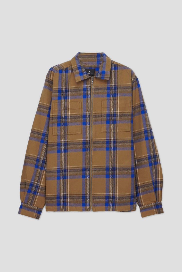Men's Tartan Check Flannel Shacket
