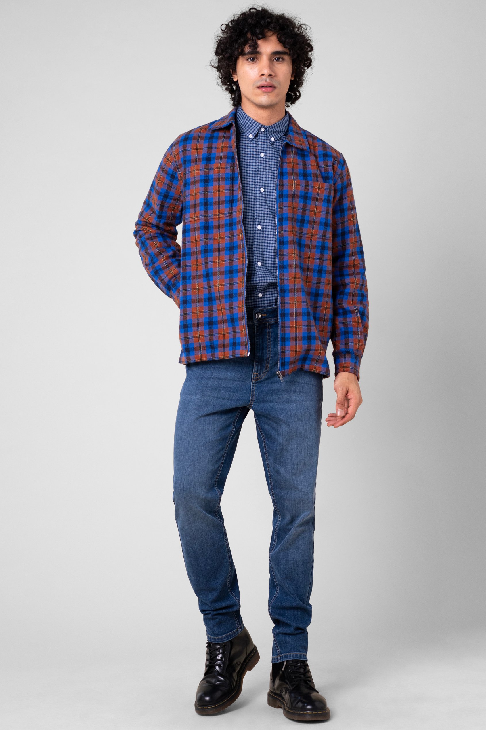 Men's Tartan Check Flannel Shacket