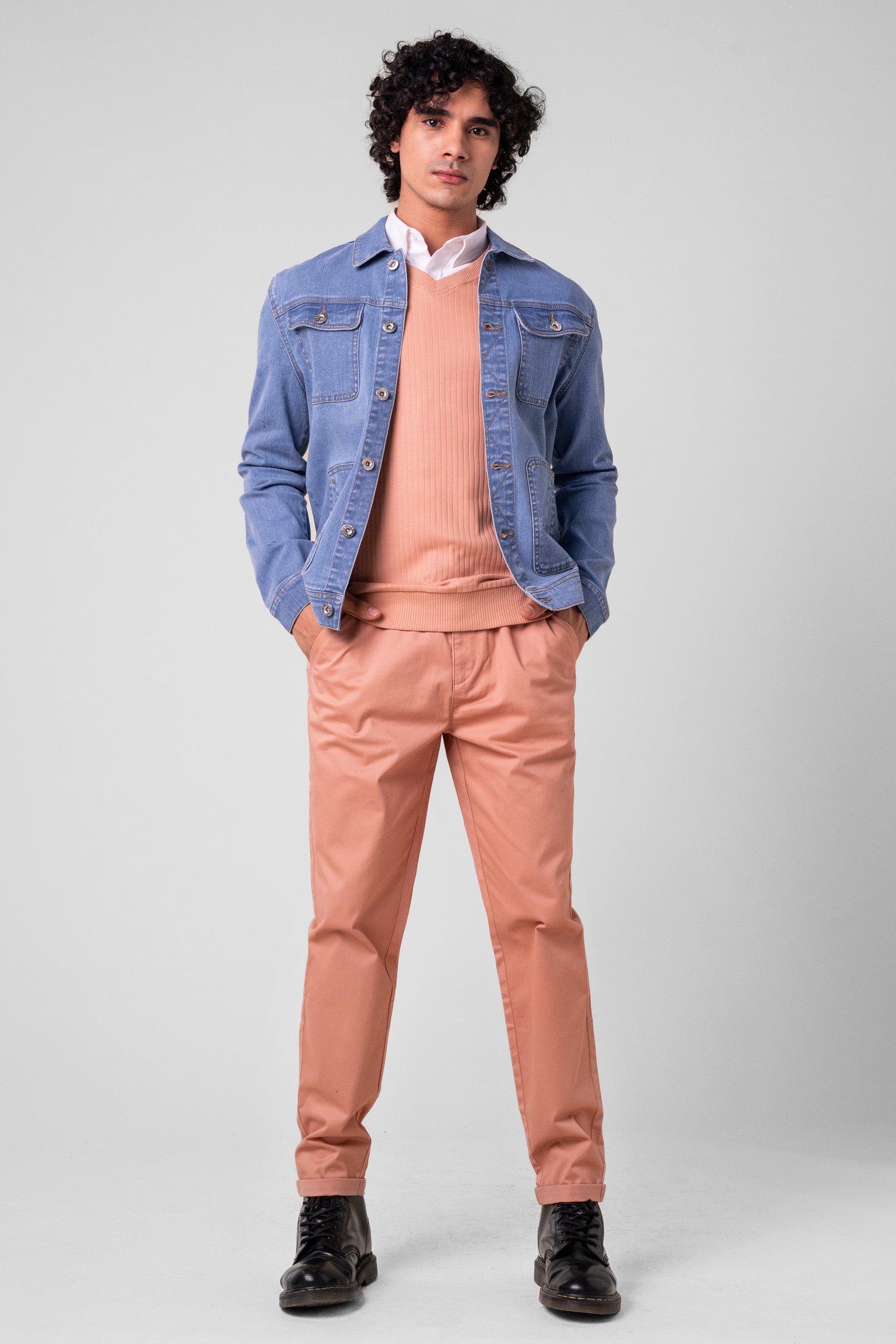 Mens Classic Blue Denim Jacket