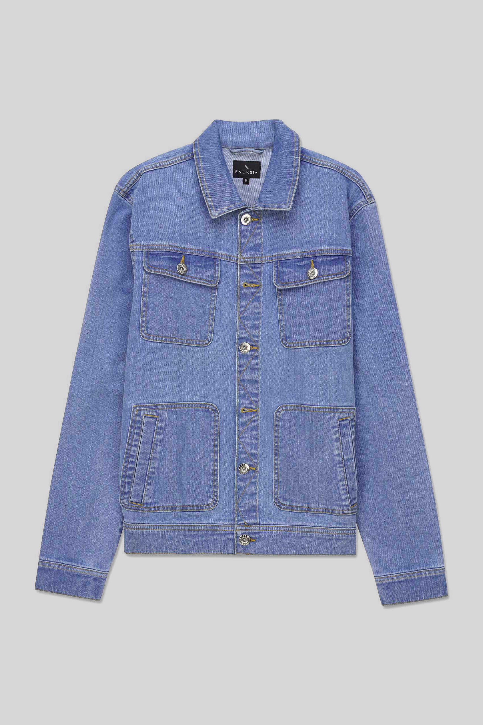 Mens Classic Blue Denim Jacket