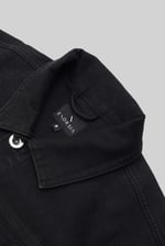 Men's Washed Black Denim Jacket