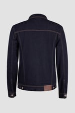 Long Sleeve Raw Denim Jacket