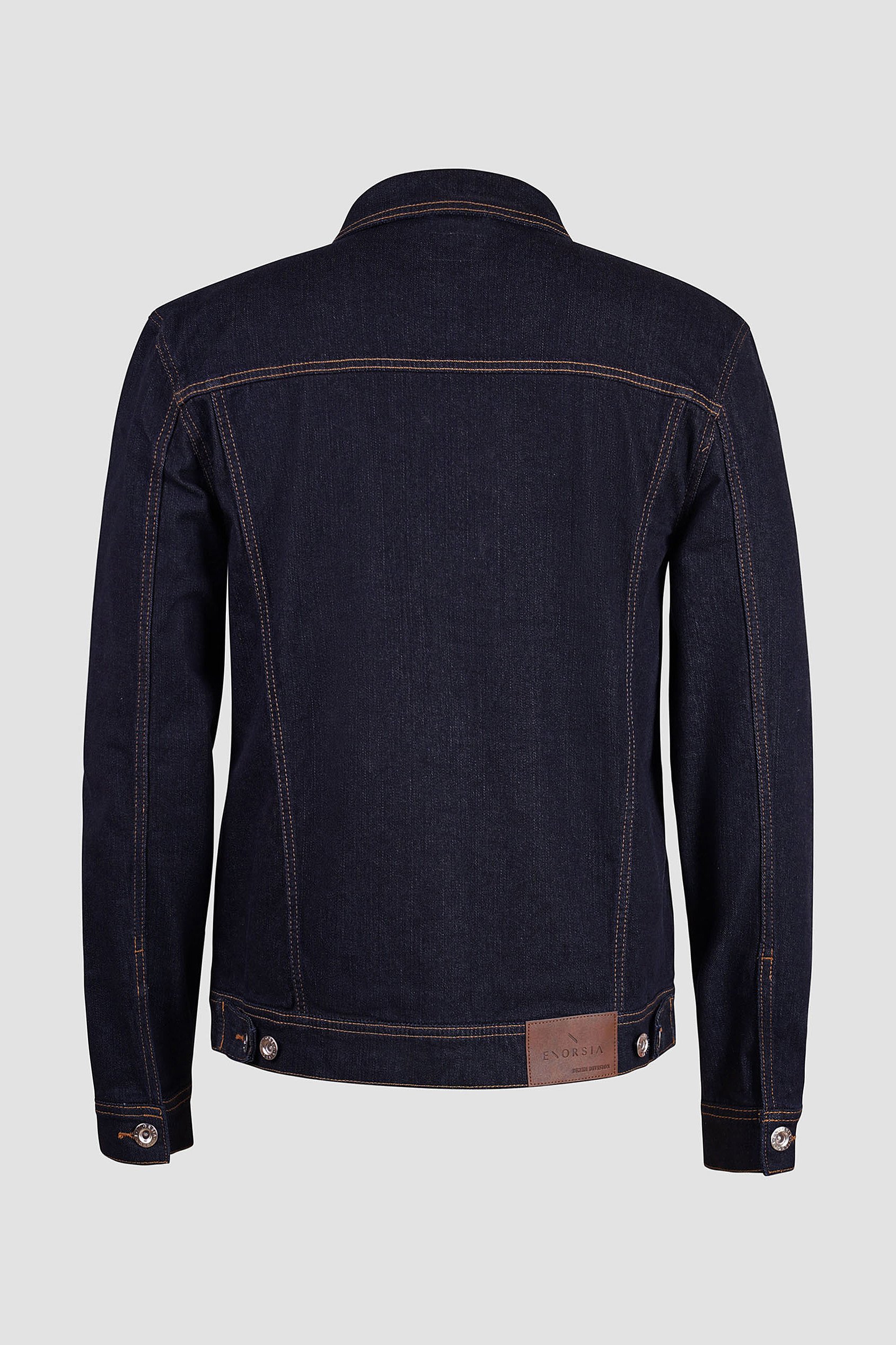 Long Sleeve Raw Denim Jacket