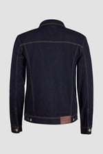 Long Sleeve Raw Denim Jacket