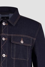 Long Sleeve Raw Denim Jacket