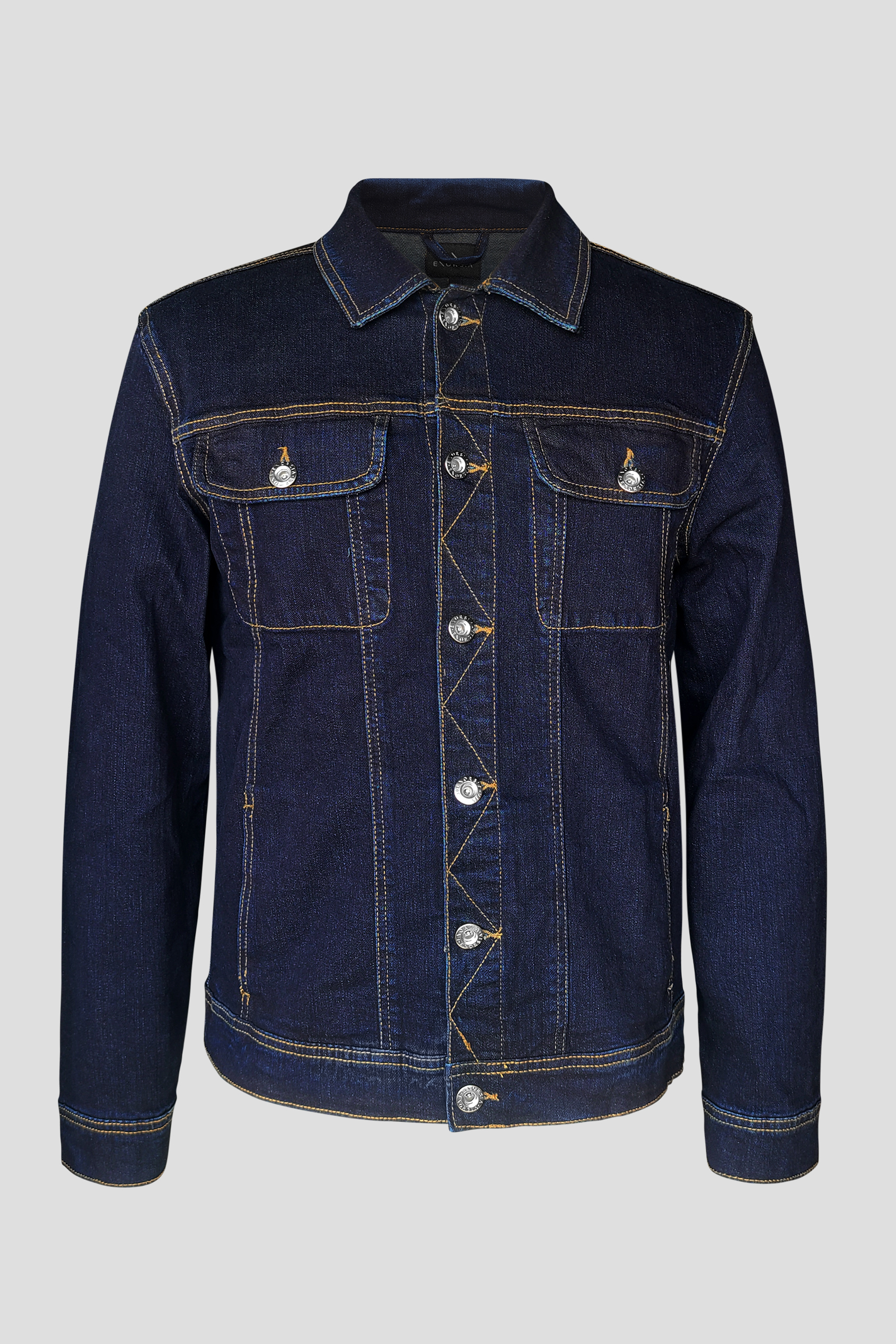 Long Sleeve Raw Denim Jacket